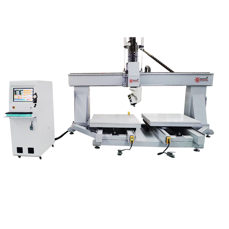 Hot Sale Double Operations Woodworking 5 Axis CNC Router Milling 5 Axis CNC Router Machine for Foam Wood Plastic