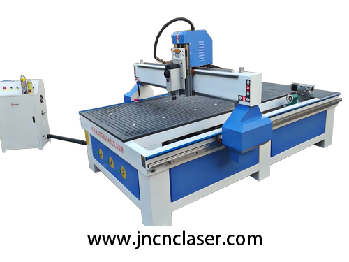 Cnc Router Machine with Rotary Fixture Axis