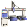  4 Or 5 Axes Machine Double Tables 4 Axis CNC Wood Carving Machine For Plywood Bent Chairs Making