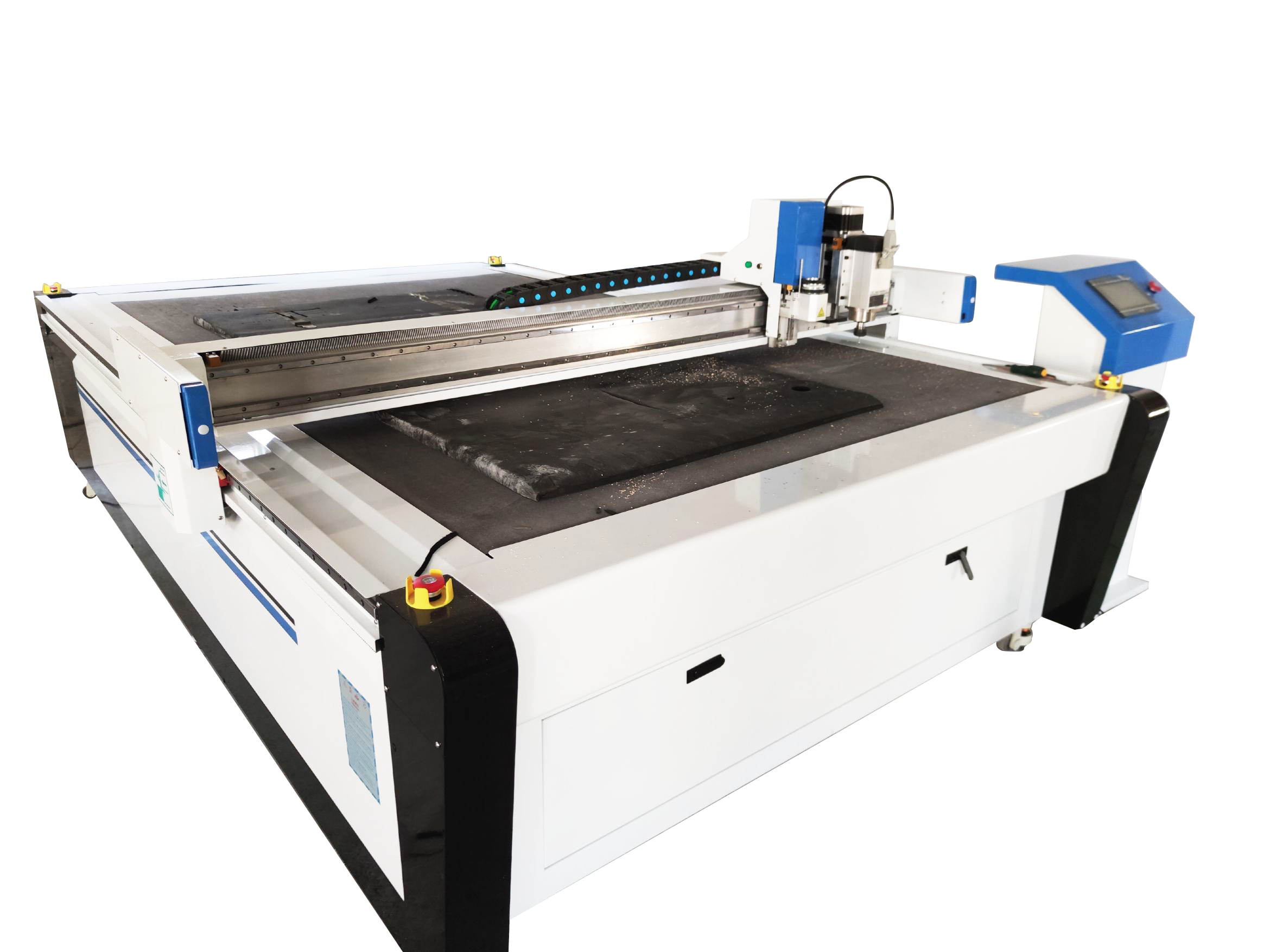 CNC Router With Tangential Knife For Carpet Carton Wood Aluminum 
