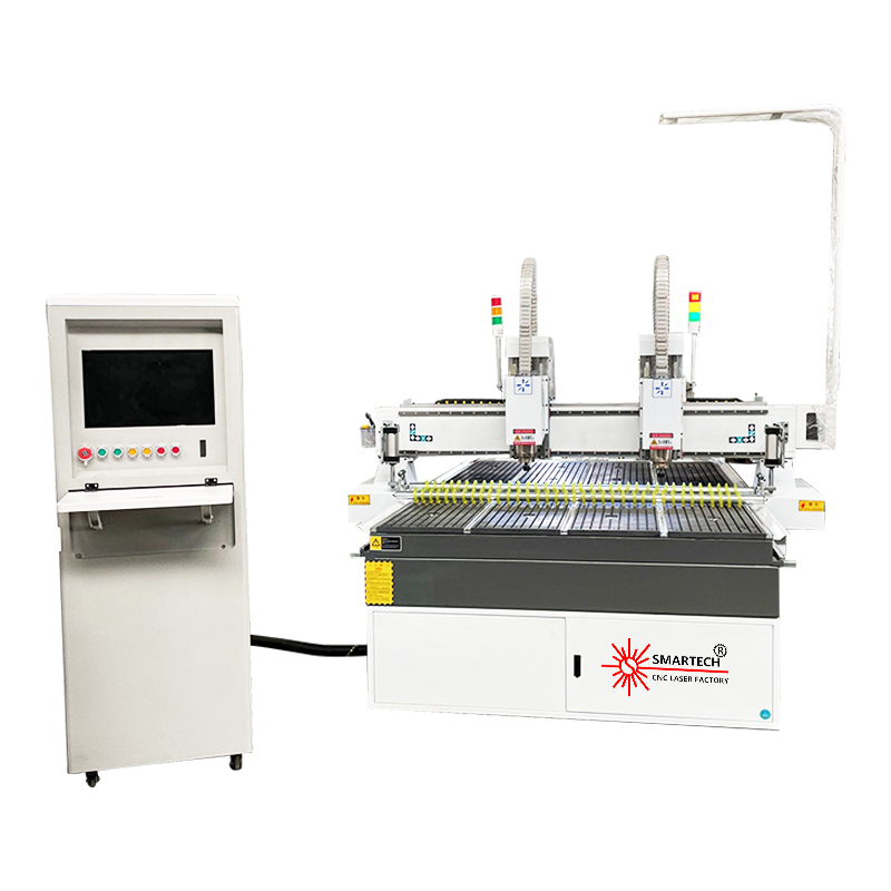 Double Spindles 4*8 Cnc Router with 2 Individual Spindles