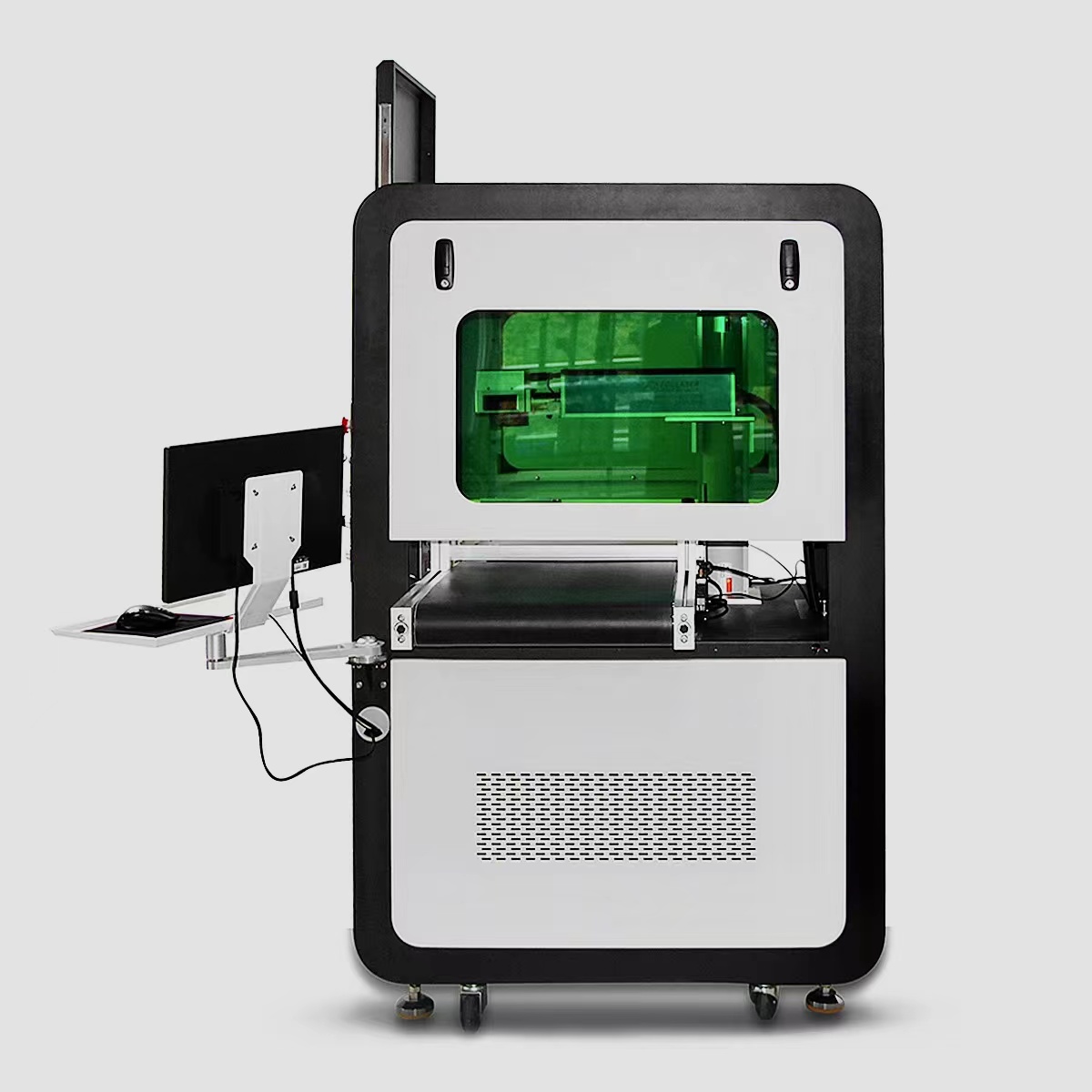 50w 60w 100w Raycus 3d Dynamic Focusing Fiber Laser Color Marker Marking Machines System for Bangles Gold Silver Jewelry Metal