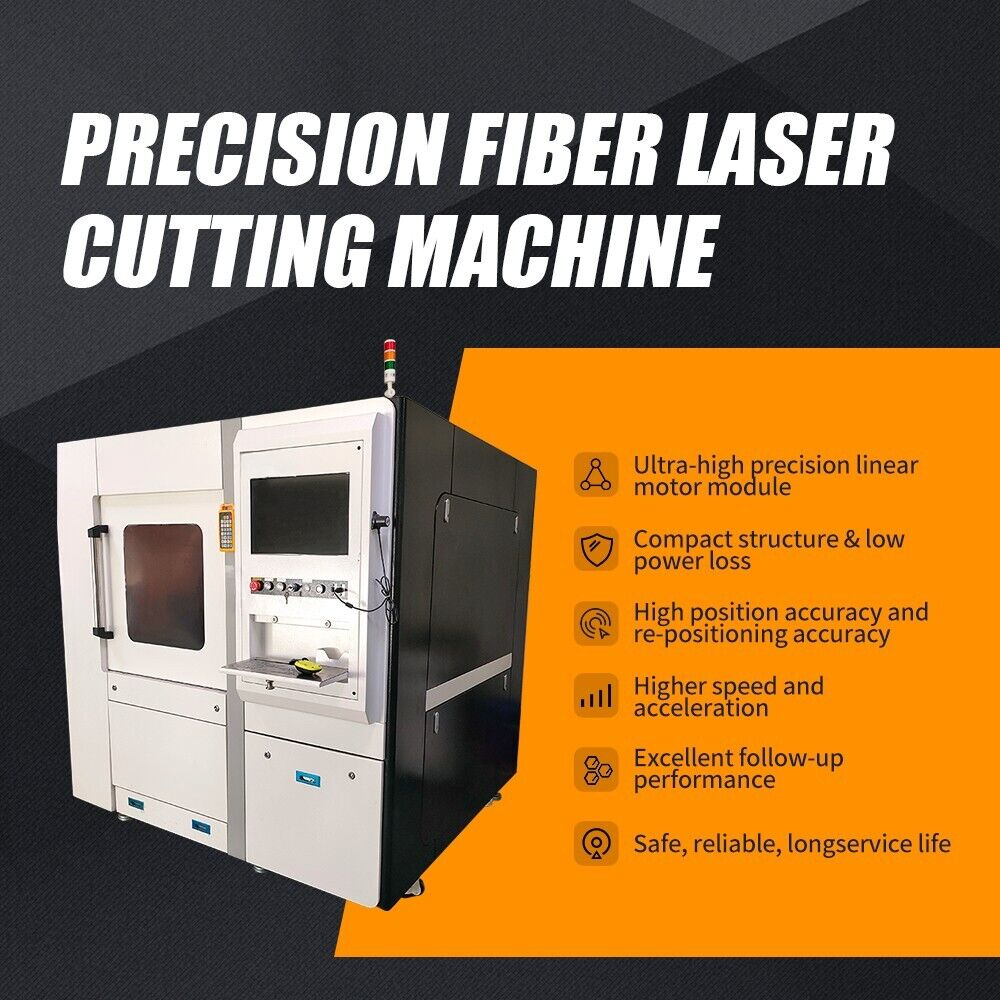 MAX 1500W Precision Fiber Laser Cutting Machine Metal Laser Cutter 600X800mm