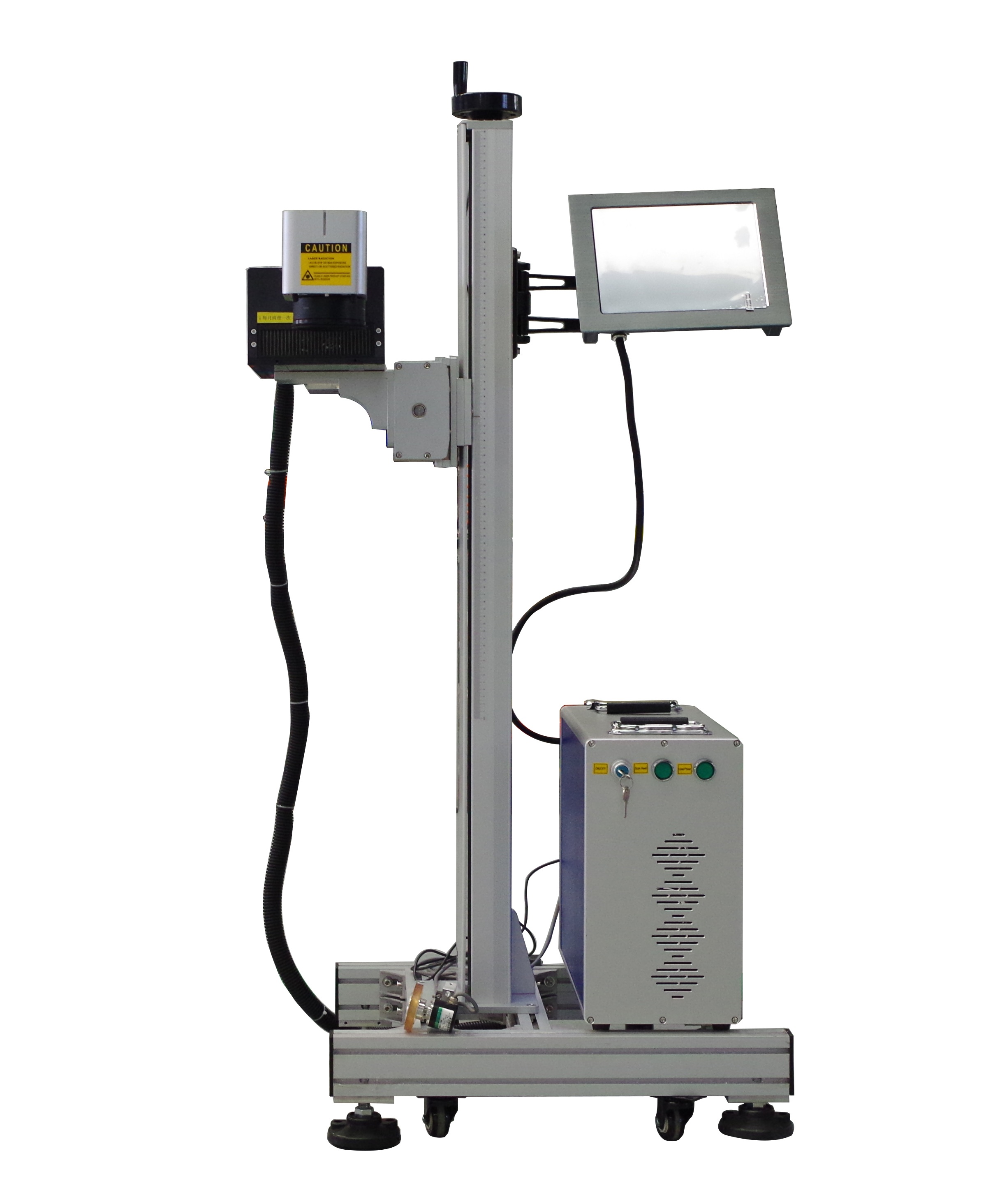 UV Laser Marking Machine 3W/5W With Auto Feeding System For Ultra Small Parts And Glass Bottles Plastic Marking