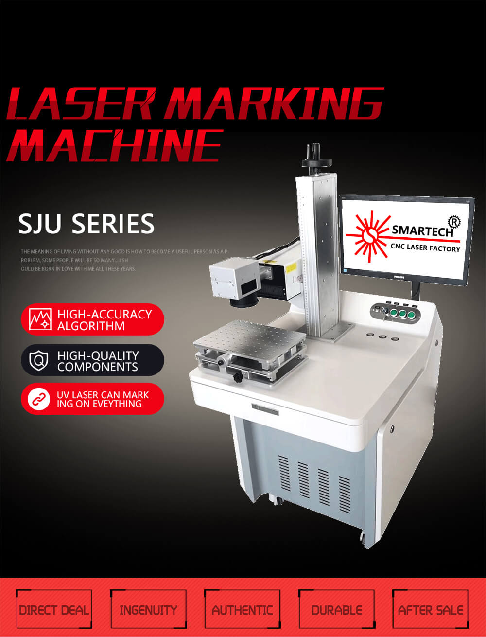 UV Laser Marking Machine For Eye Glasses
